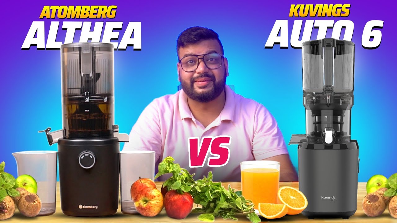 Best Cold Press Juicer 2025 ⚡️ Atomberg Althea vs Kuwings Auto 6!
