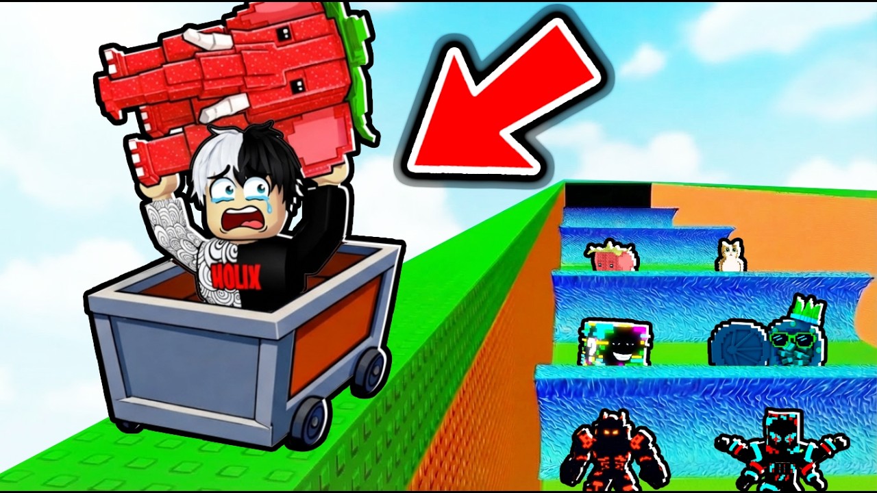 UŻYŁEM ROLLER COASTERA ABY UKRAŚĆ BRAINROTY w ROBLOX!