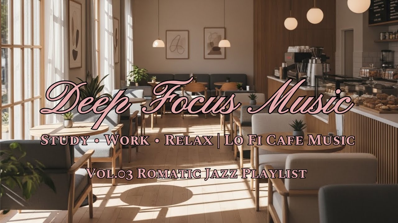 [Playlist] 매장에서 틀어 놓으면 한 시간 순삭 🎵 로맨틱 재즈 | Deep Focus Music