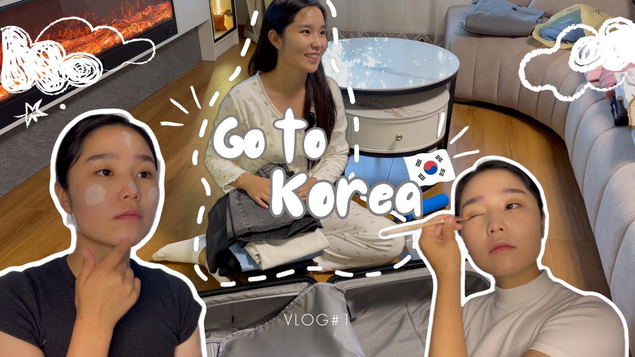 GRWM to go to Korea❤️ Ачаагаа бэлдээд нисэх явцгаая ✈️ / Vlog #1