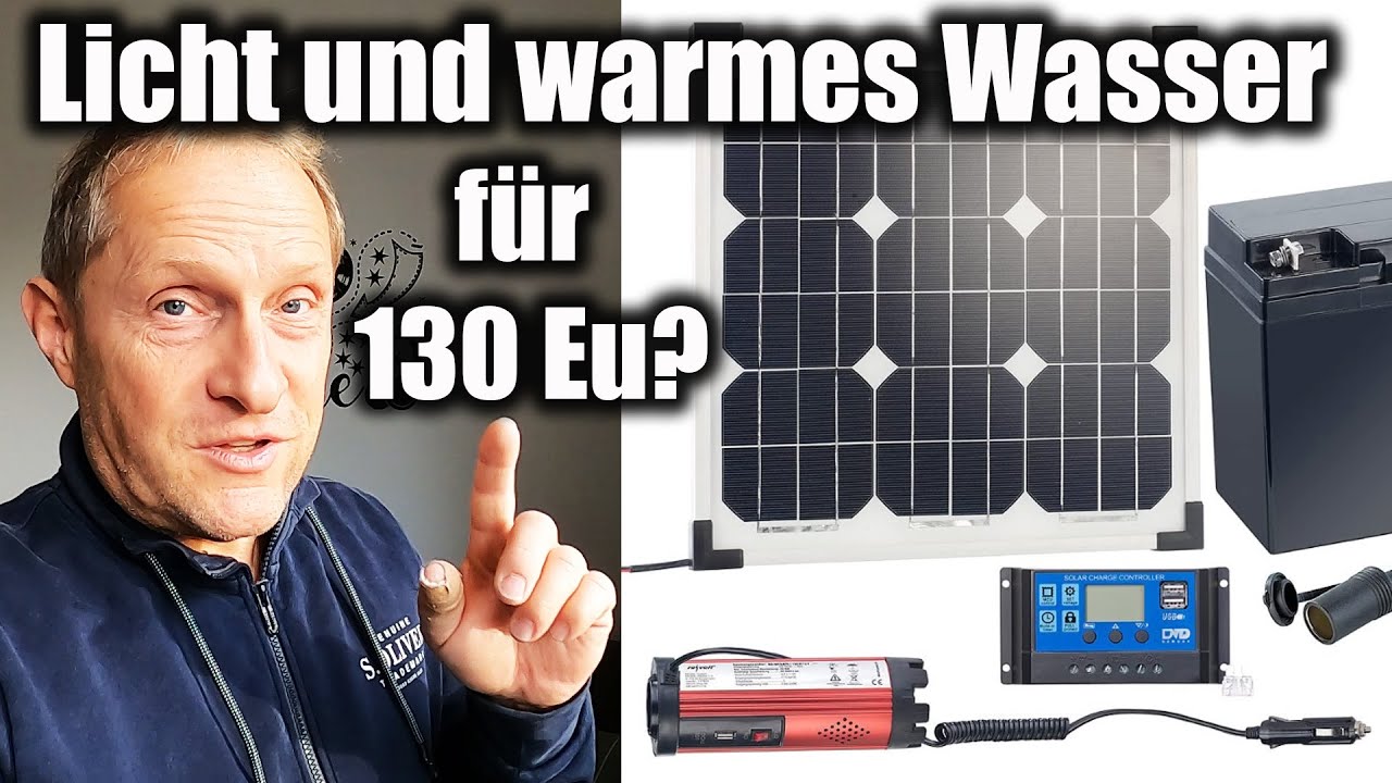 Strom selber machen mit 130 Euro Solaranlage 😎 AddiHabibi Vlog