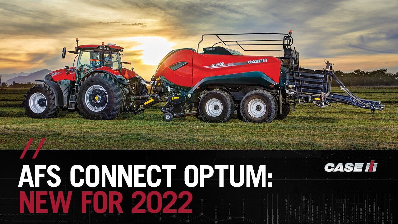 New 2022 AFS Connect Optum Series Tractors