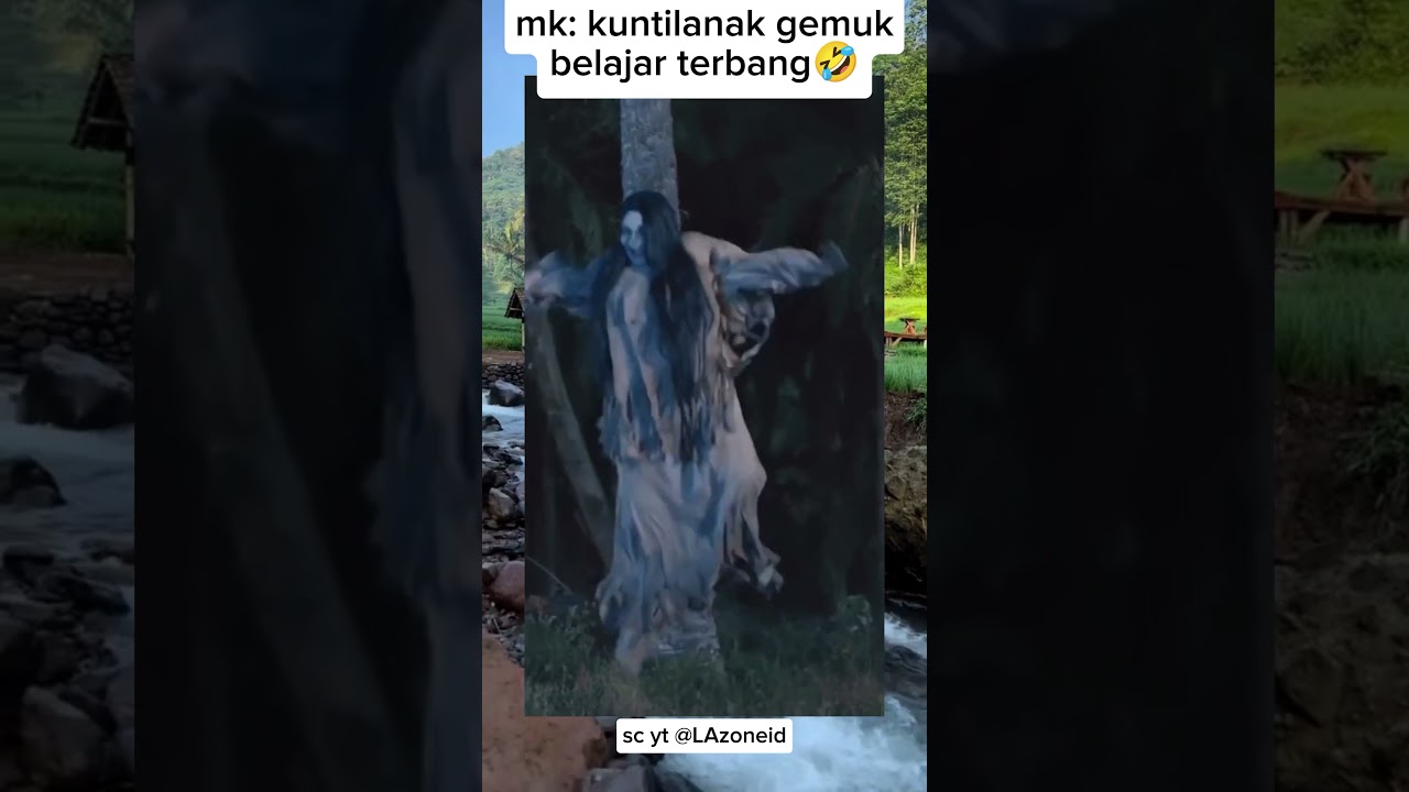 Kuntilanak gemoyy gak bisa terbang🤣 #meme #lucu #shortvideo #ngakak #kuntilanak