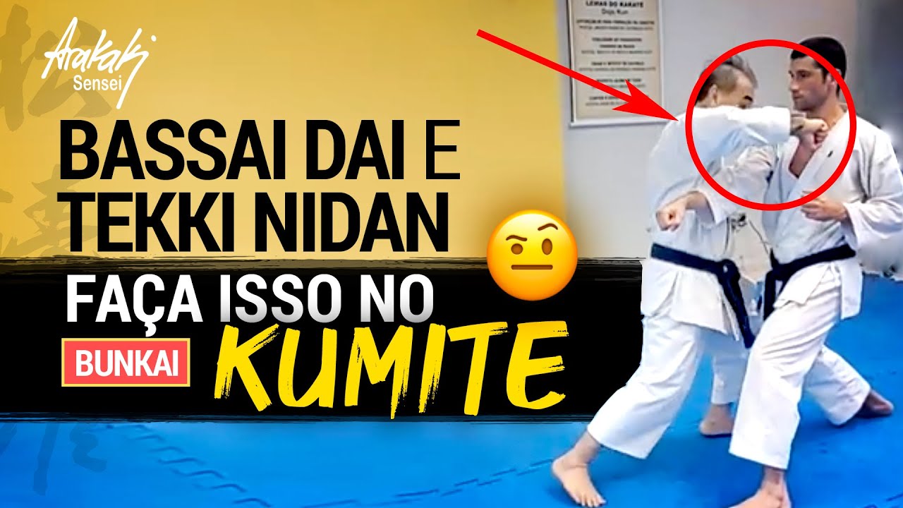 POSS&Iacute;VEIS BUNKAI: DETALHES BASSAI DAI E TEKKI NIDAN NO KUMITE  - KARATE RAIZ | Helio Arakaki Sensei
