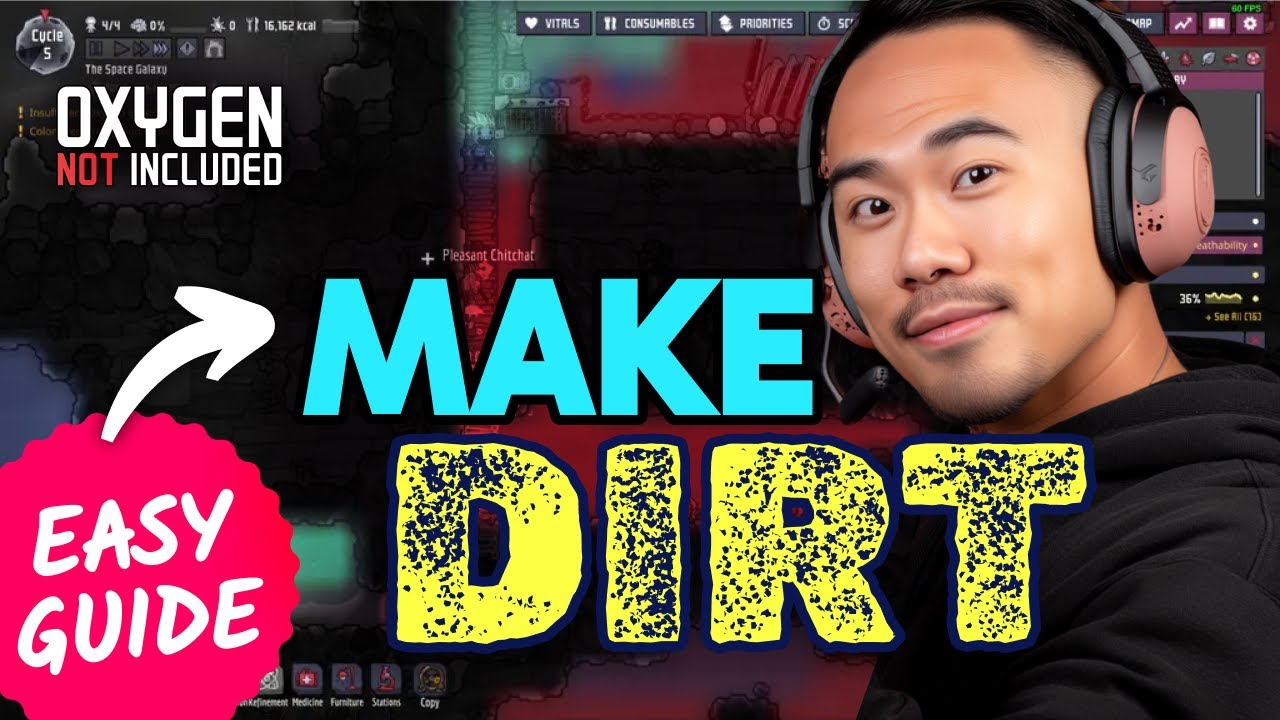 How to MAKE DIRT in Oxygen Not Included (Step by Step)
