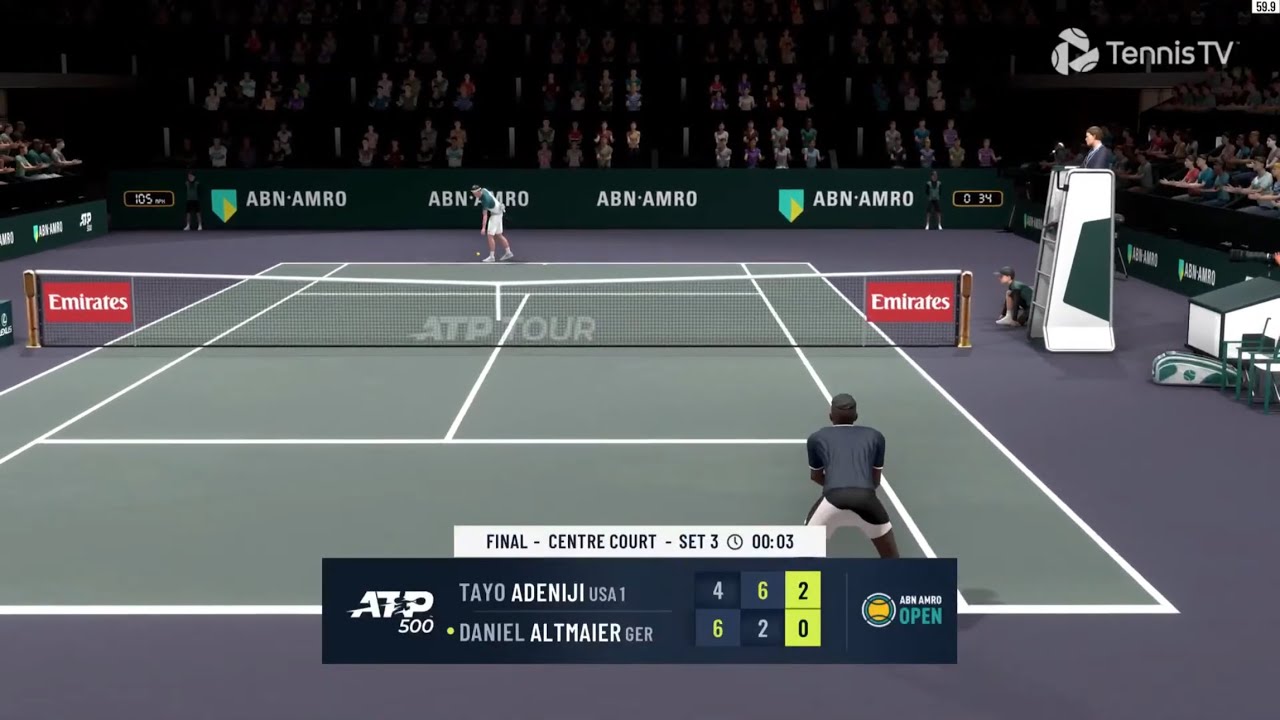 Tennis Elbow 4:(PS5) Career Roterdam 2027 Championship