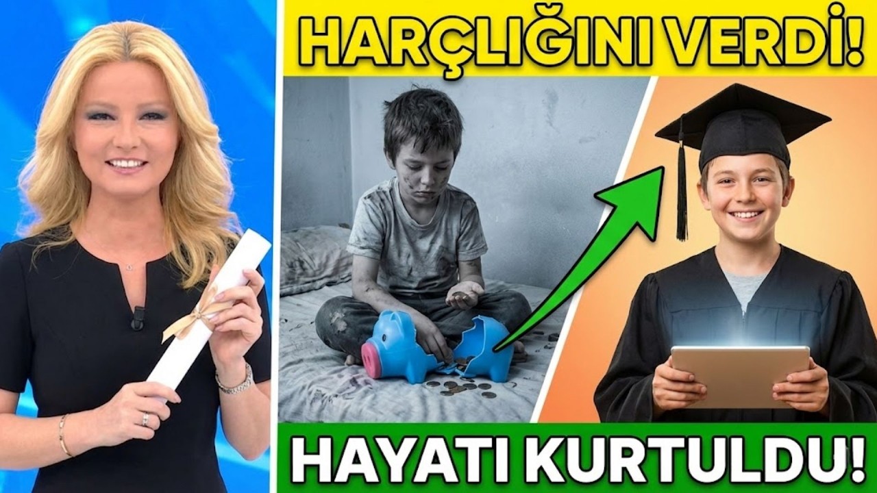OKUL HARÇLIĞINI BİRİKTİRİP ARKADAŞINA VERDİ! ÜNLÜ İŞ ADAMI O ÇOCUĞU OKUTTU!(KOCA YÜREK)