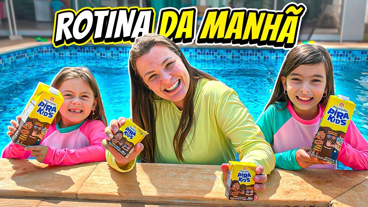 Rotina da manhã na casa nova | Jéssica Godar e Laurinha e Helena e Gabriel