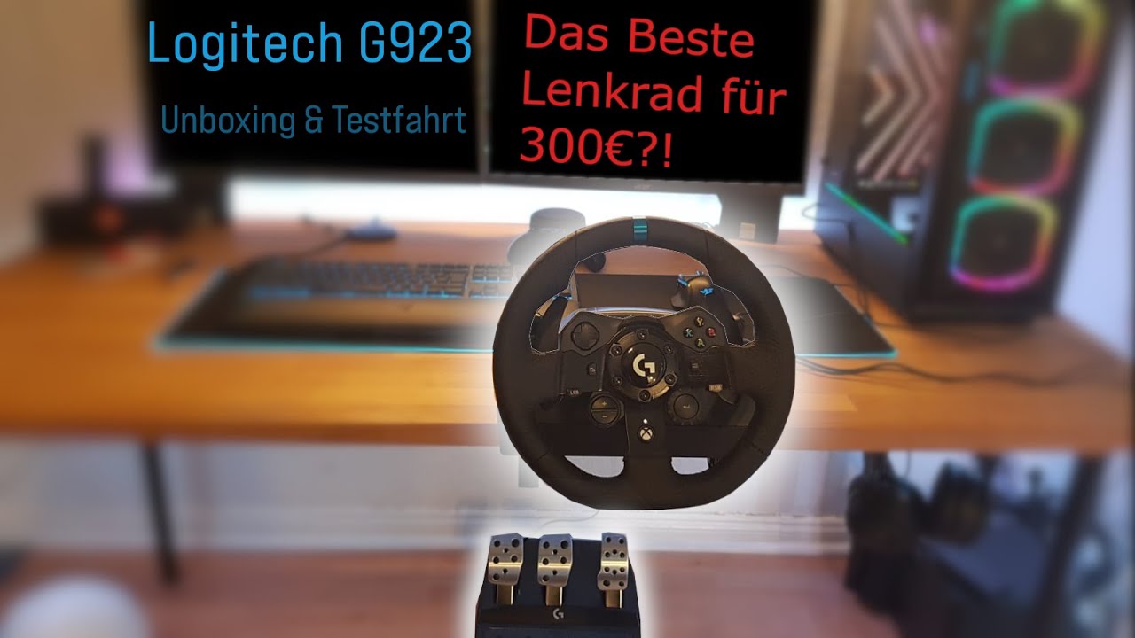 Das Beste Lenkrad für 300€?! | Logitech G923 unboxing + Testfahrt