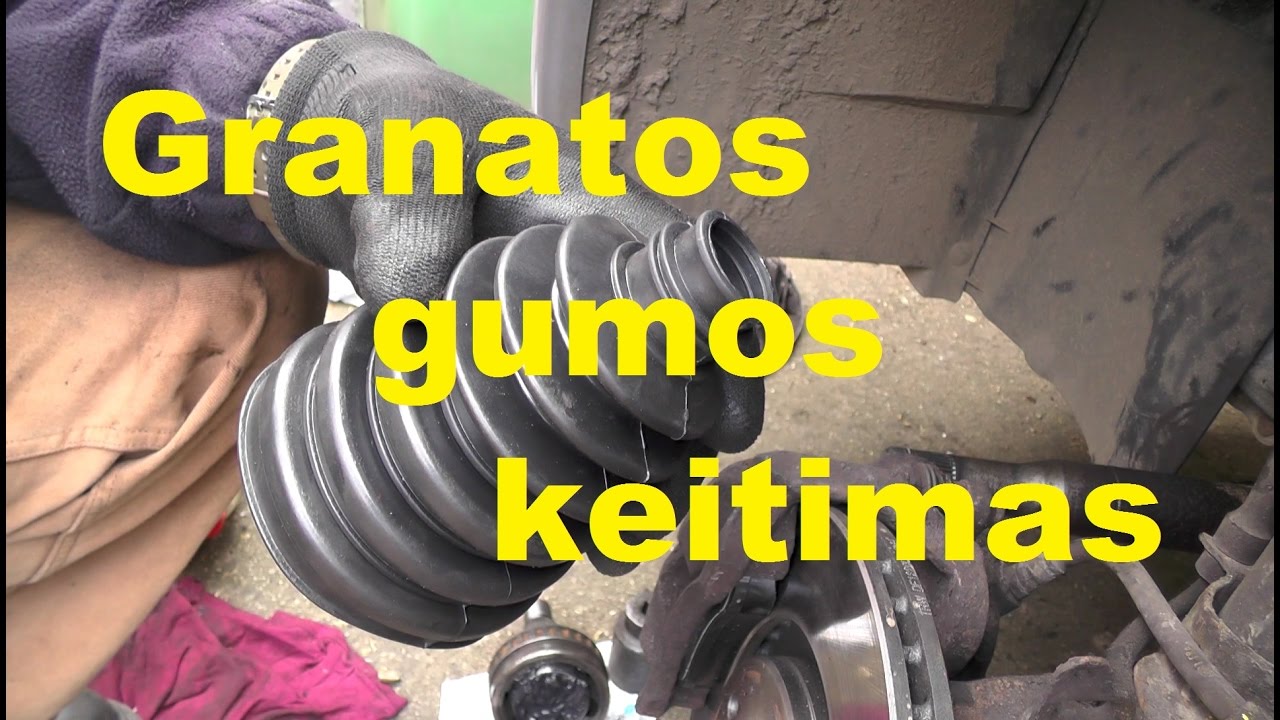 XSARA PICASSO. (Granatos gumos keitimas).