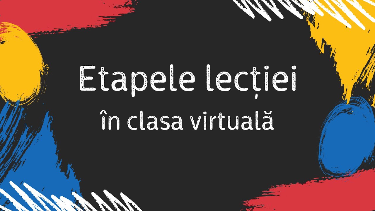 Etapele lecției  în clasa virtuală vs sala de clasă