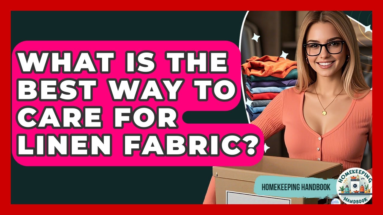 What Is The Best Way To Care For Linen Fabric? - Homekeeping Handbook