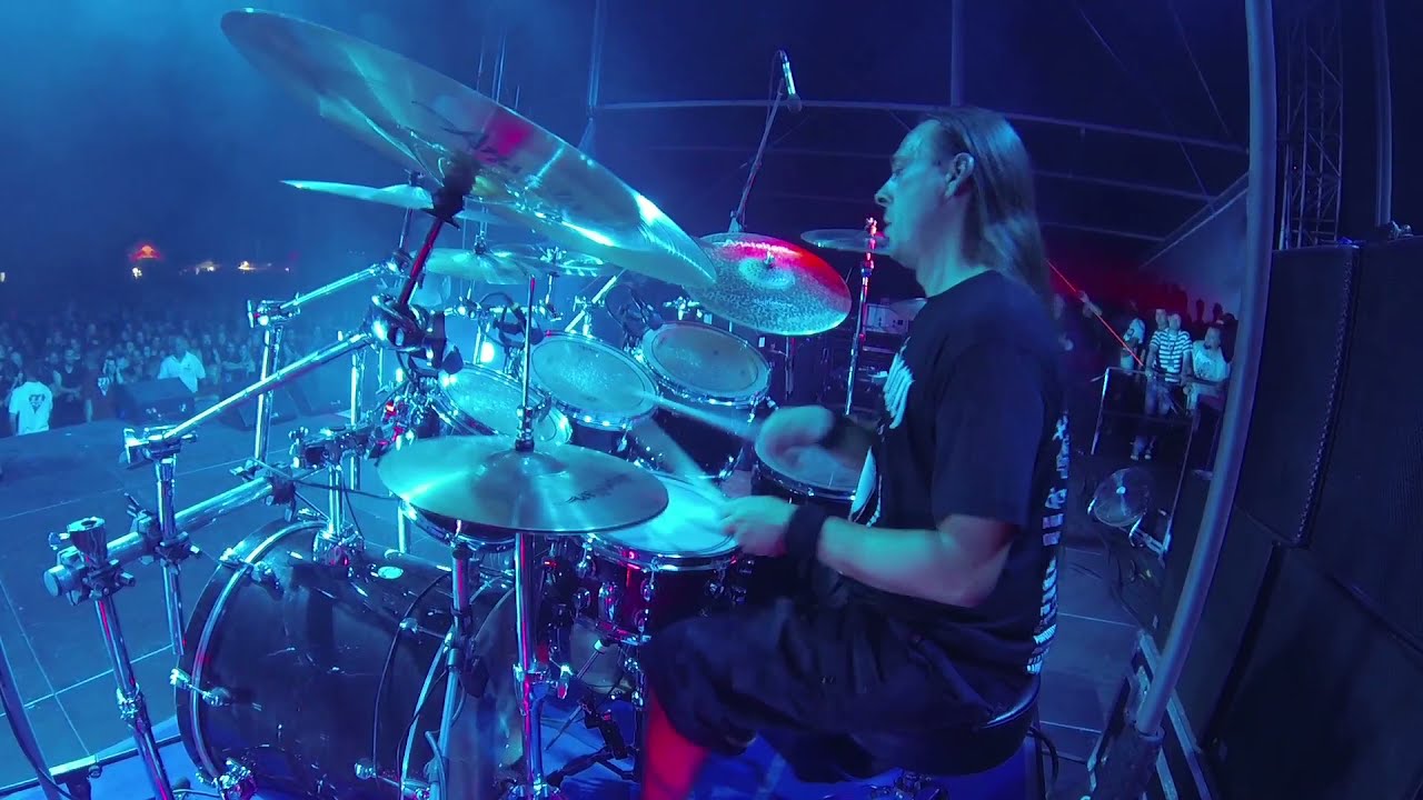 KRABATHOR “UNNECESSARITY” / PEGAS - drum cam (2014)