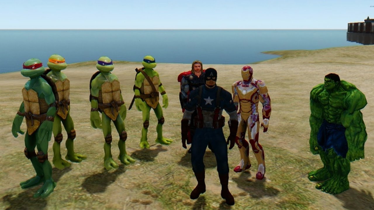 TEENAGE MUTANT NINJA TURTLES VS AVENGERS - EPIC BATTLE