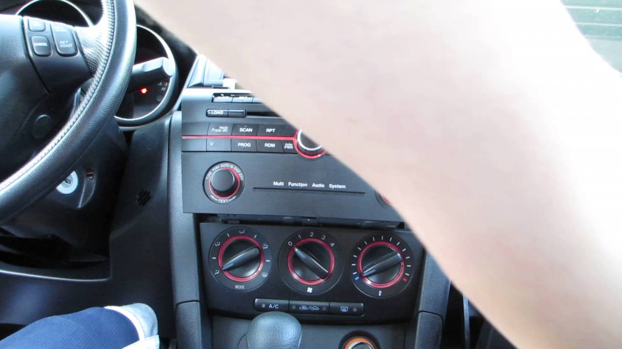 Install Aux Cable In 2006 Mazda 3