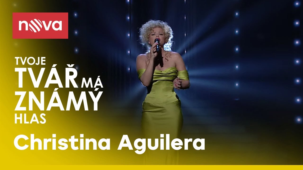 Erika Stárková si troufla na Christinu Aguileru I Tvoje tvář má známý hlas I Nova