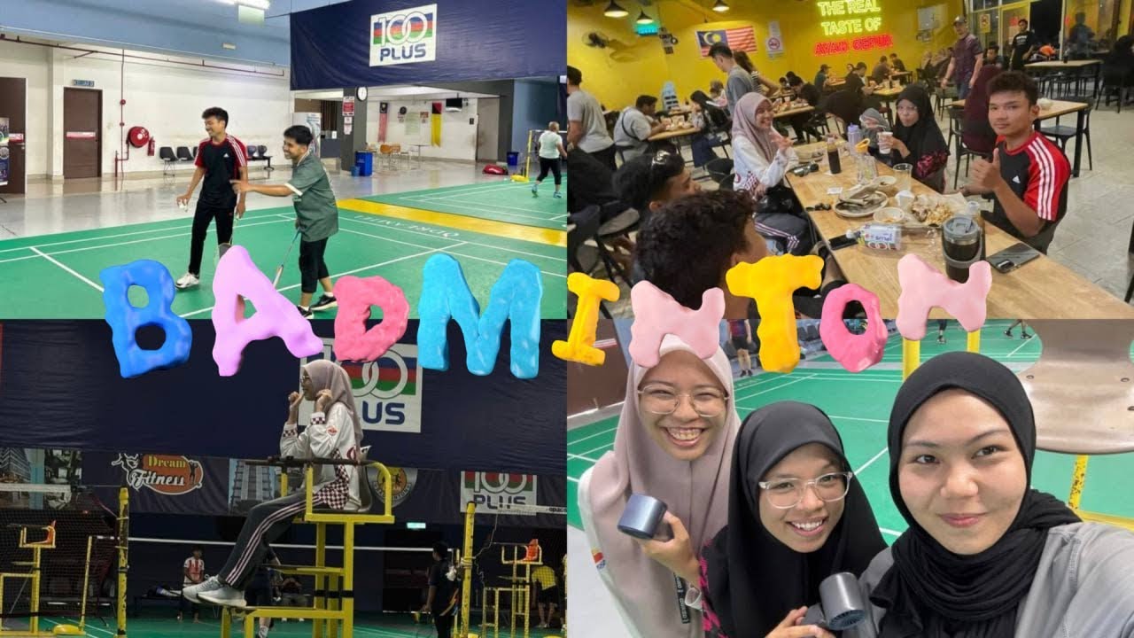 Ismie ajak main badminton - lami paling power 🔥