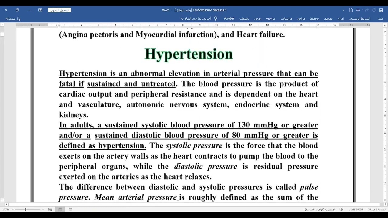 Hypertension part 1
