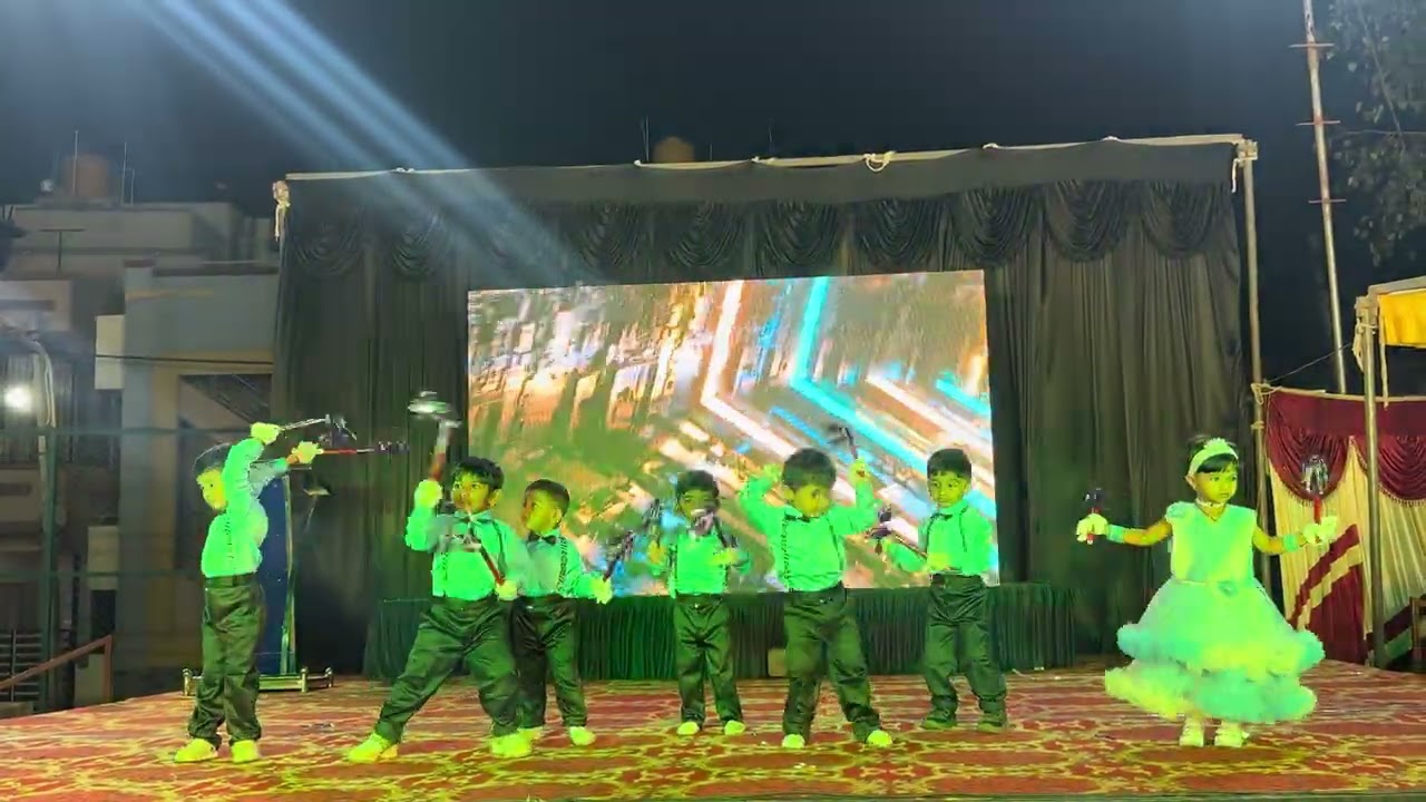 Musical song dance by Play group children....🌊🌟🩷