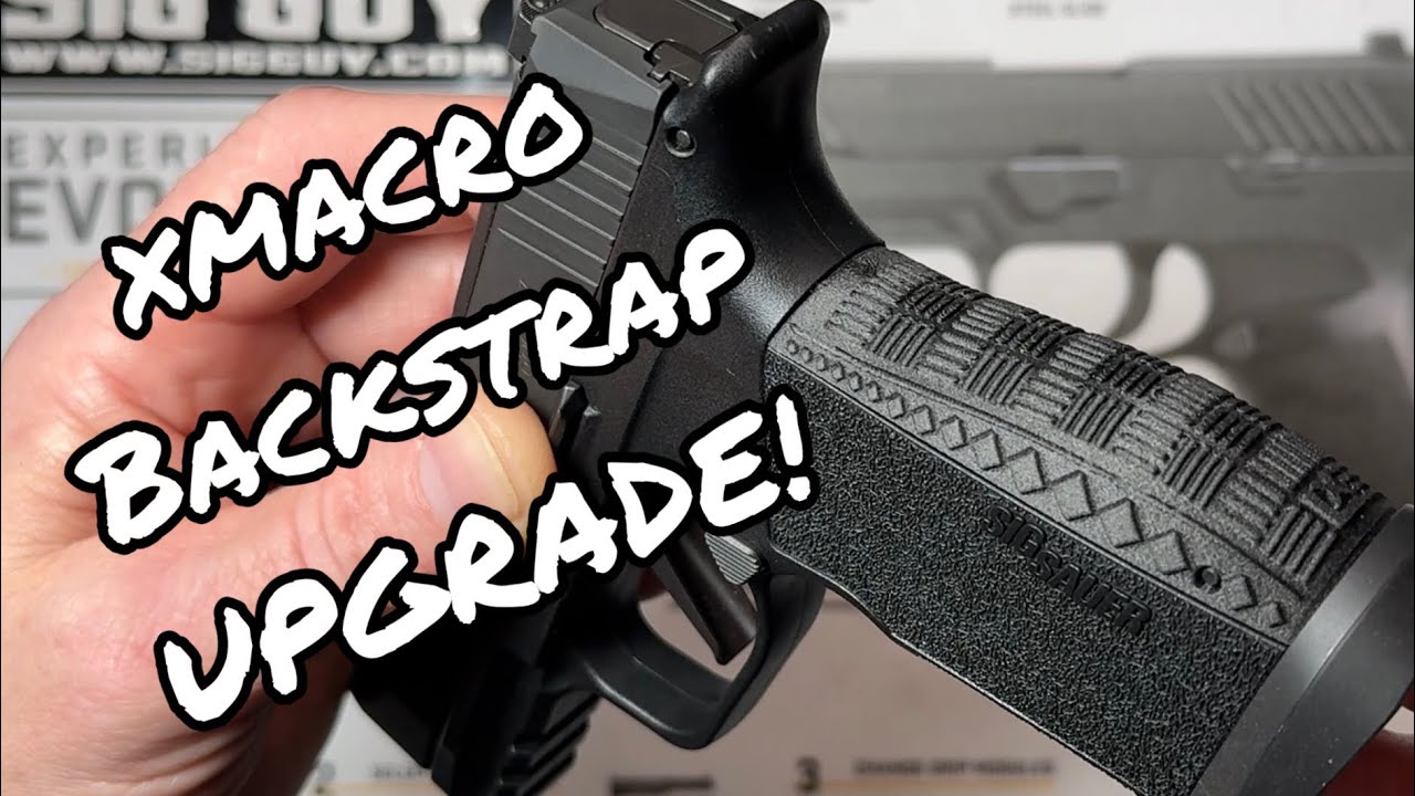 Модернизация задней планки SIG Sauer P365 xMacro от Sig Guy!
