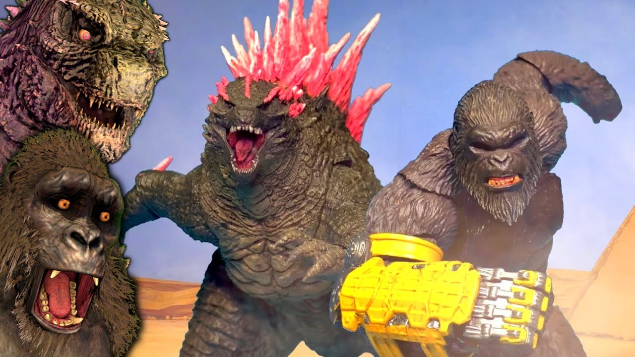 Godzilla x Kong MOVIE, но покадровая съемка