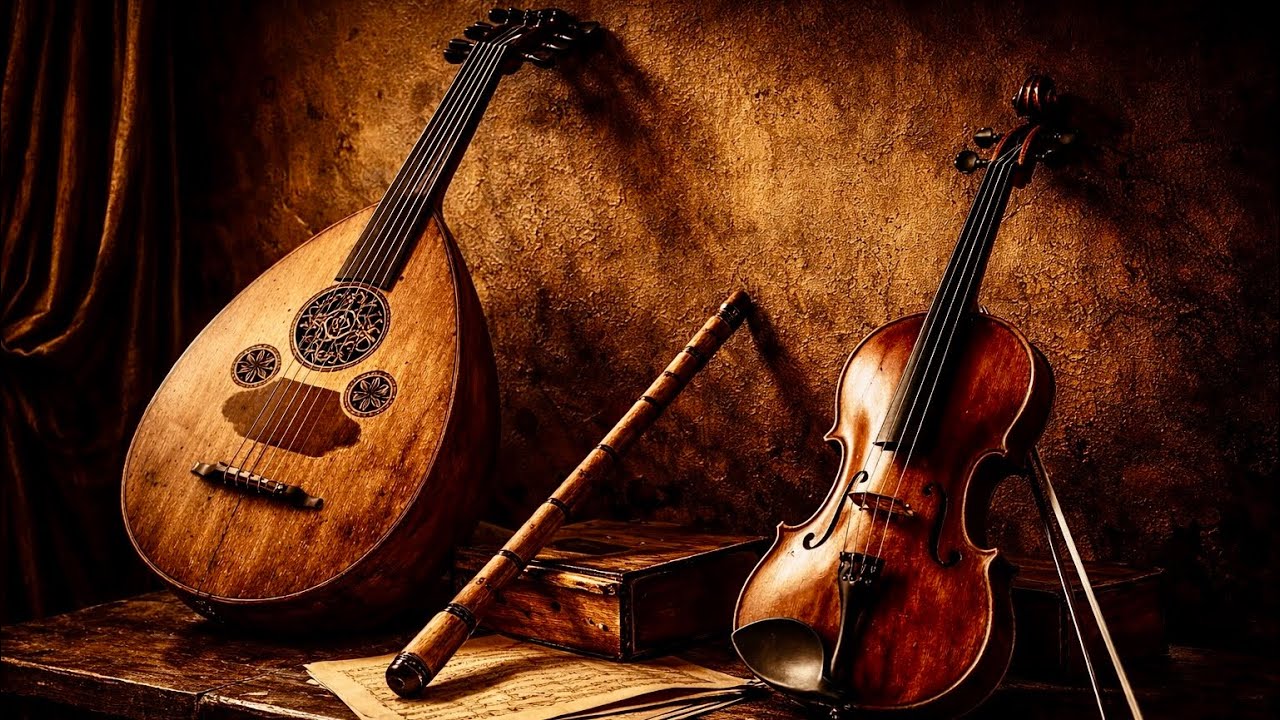 بُكاء الأوتار و حنين الناي 🪈🎻 عزف شرقي حزين | Emotional Arabic Crying Music Oud & Ney Flute & Violin