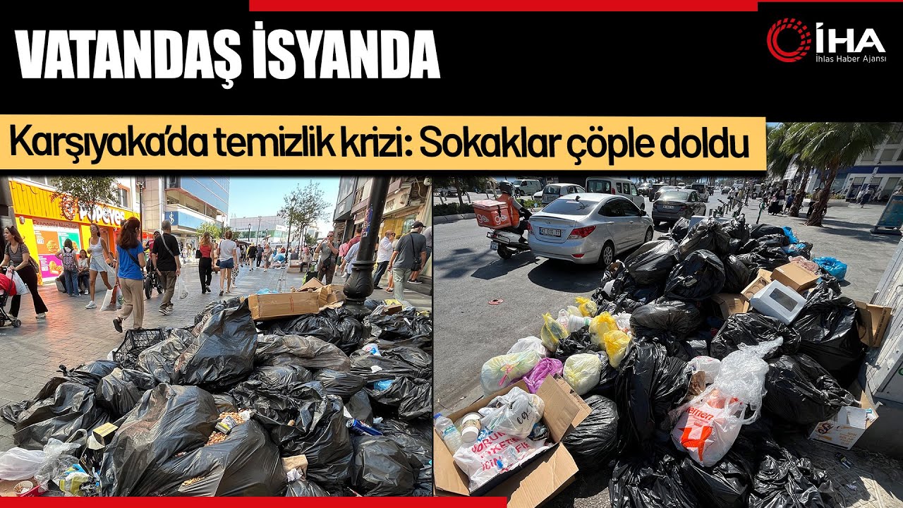 Çöp Dağları Karşıyaka’yı Sardı: Vatandaşlar İsyan Etti!