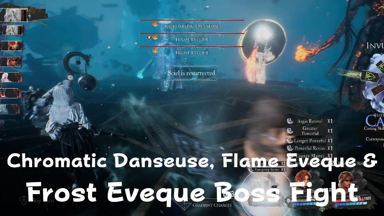 Clair Obscur: Expedition 33 - Chromatic Danseuse, Flame Eveque & Frost Eveque Boss Fight