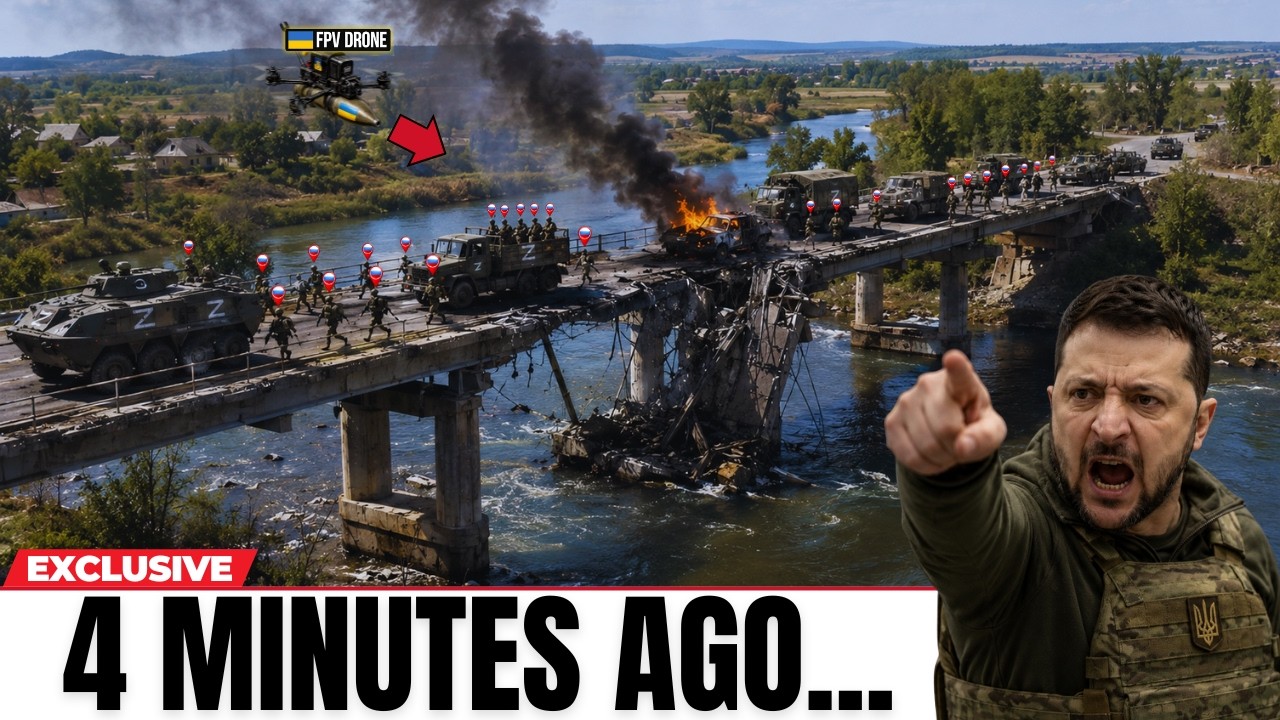 Russian Ammunition Convoy Reached Lyman Bridge - 5 Minutes Later, GONE!