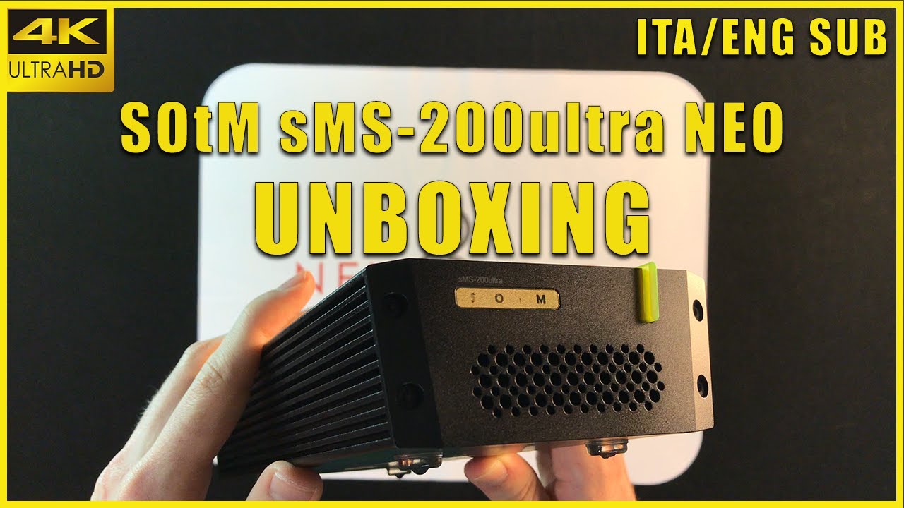 SOtM sMS-200ultra NEO - UNBOXING IN 4K - ITA/ENG SUB - NEWAUDIO