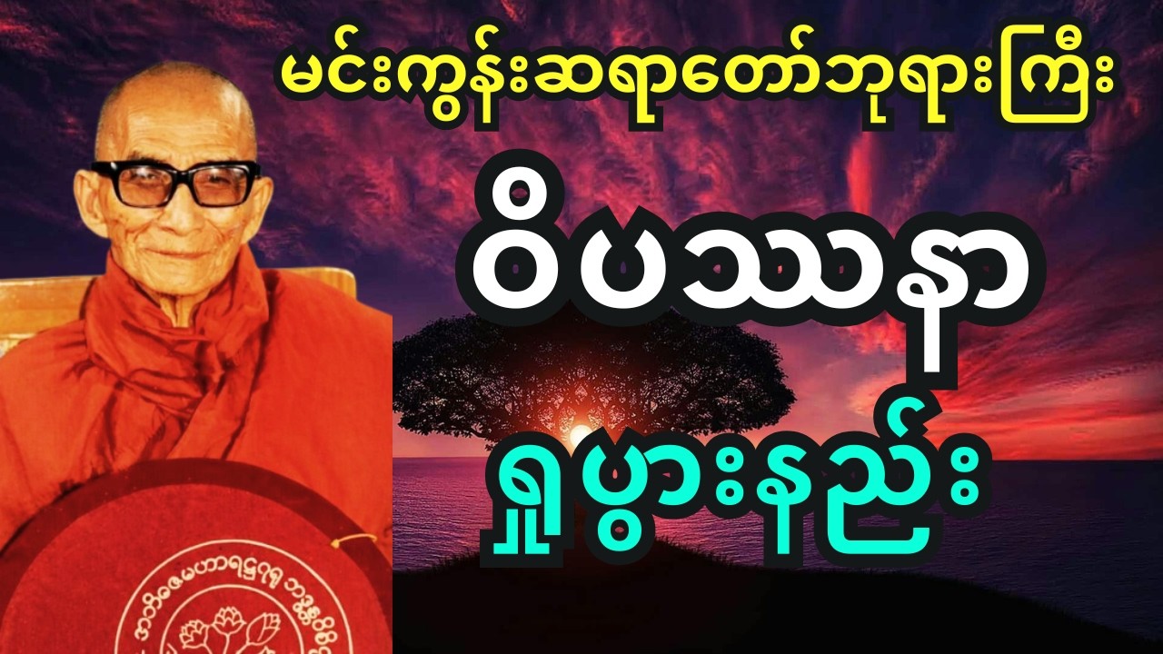 ဝိပဿနာ ရှုမှတ်ပွားများနည်း - မင်းကွန်းဆရာတော်ဘုရားကြီး