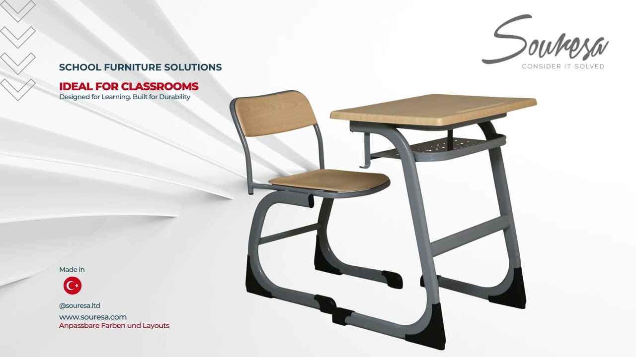 Durable & Modern School Furniture Solutions by SOURESA | Made in Turkey