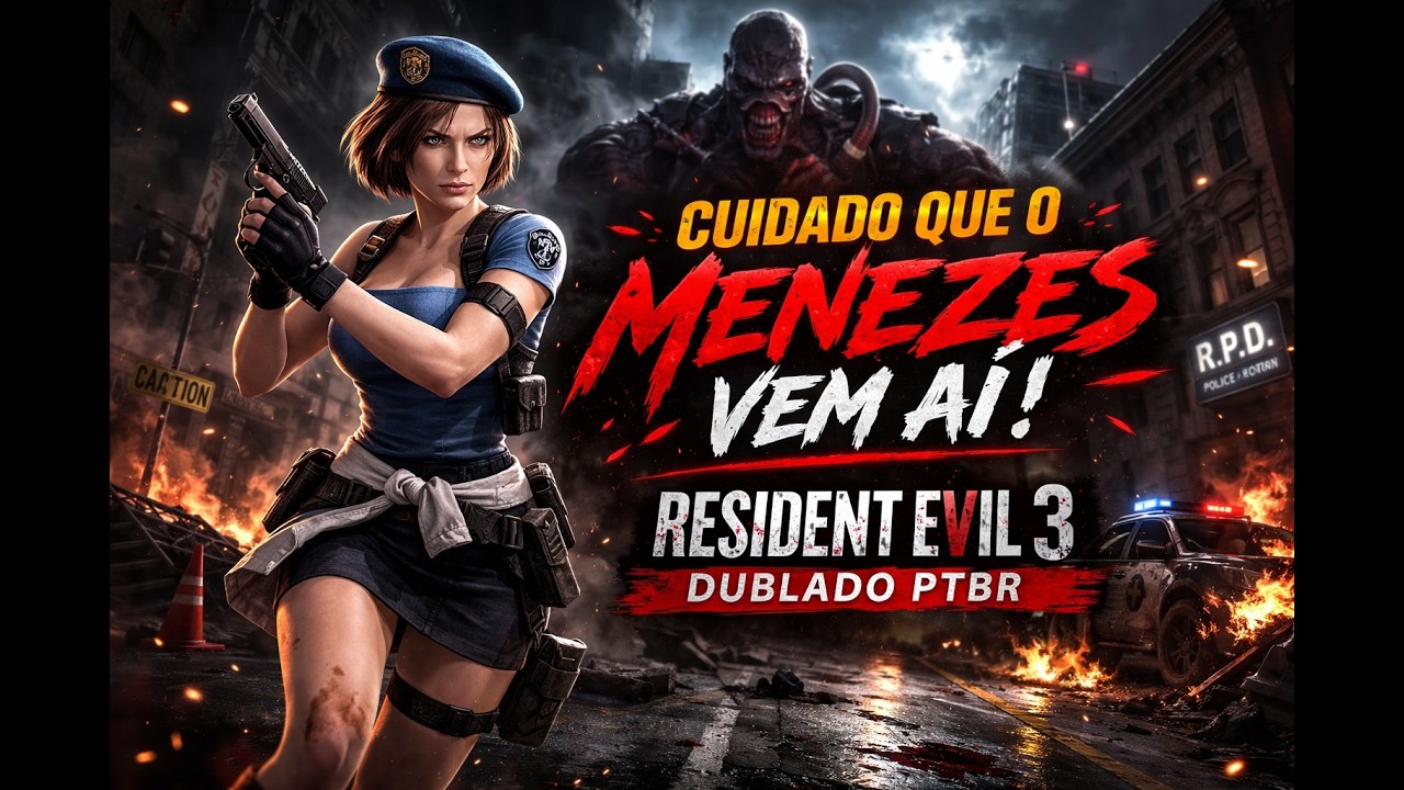 RESIDENT EVIL 3 NEMESIS DUBLADO HD PTBR ATÉ O FIM  #03  - ESQUENTA RE9 REQUIEM