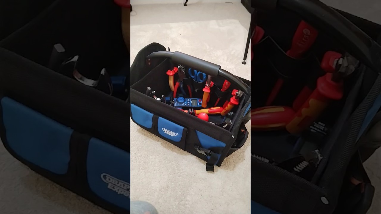 Taking A Look At The Tools In My Draper Expert Tool Tote. Draper Tools. CK. Stanley. VDE Tools.