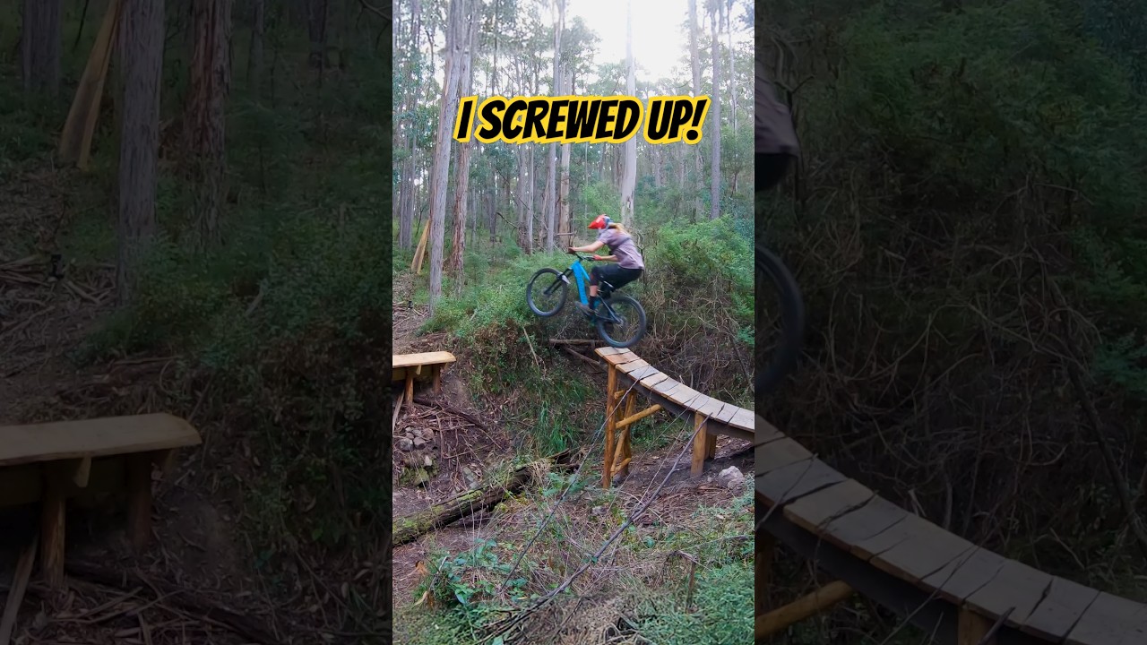 I Screwed Up! #mtb #trailbuilding #bike