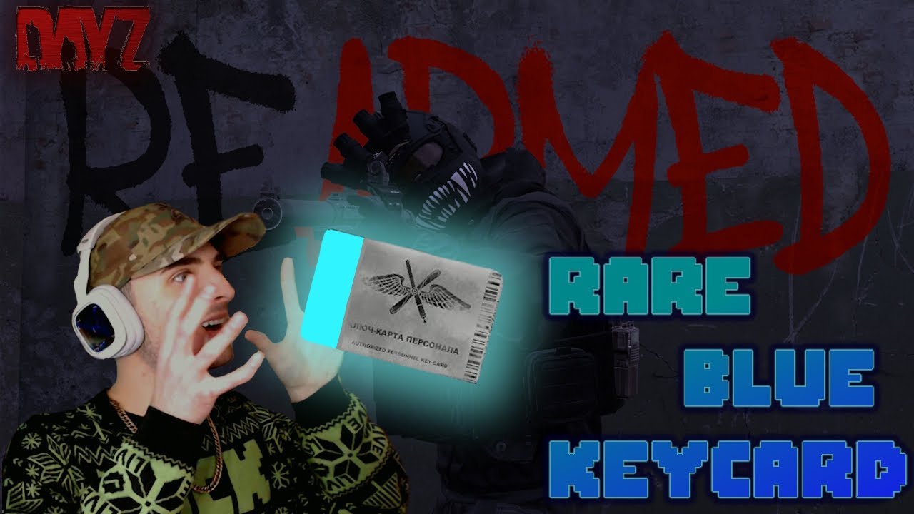 DAYZ REARMED - RARE BLUE KEYCARD LOCATION