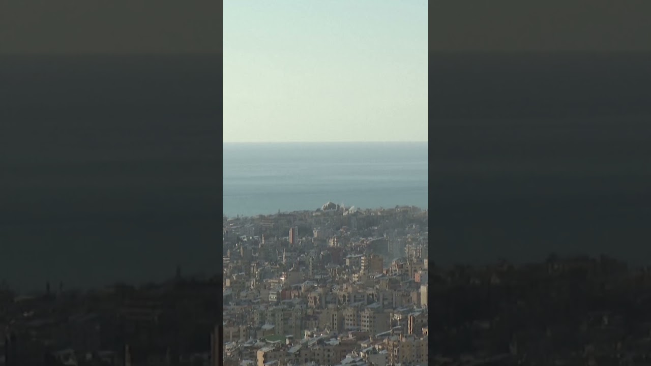 Watch Moment Building Explodes in Beirut From Israeli Strike #shorts