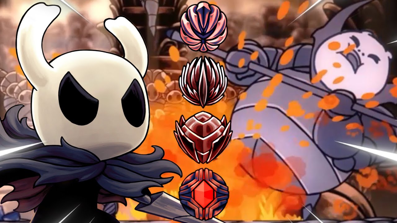 PANTEÃO DE HALLOWNEST COM A ULTRA BUILD DE AMULETOS!! no Hollow Knight!!