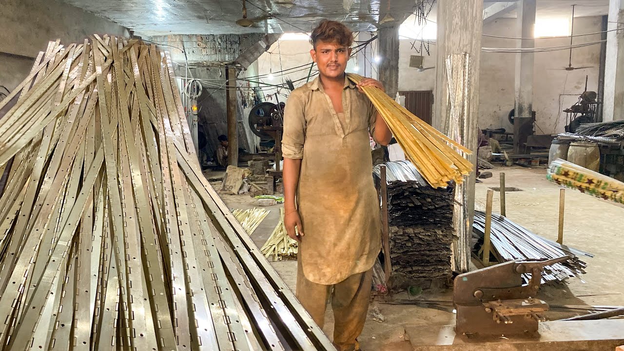 Amazing Kabza Making Prcess|Door Hings Manufacturing|Piano Hinges Making Process