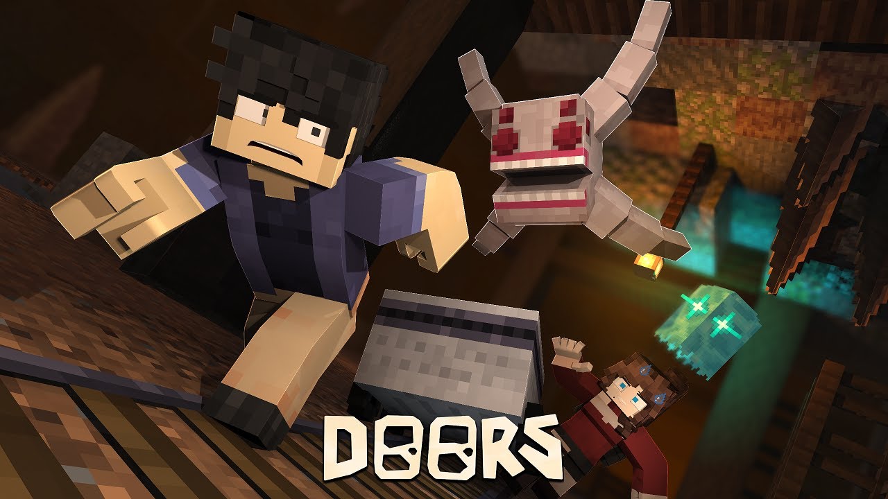 DOORS FLOOR 2 Survival - Minecraft & Roblox Animation