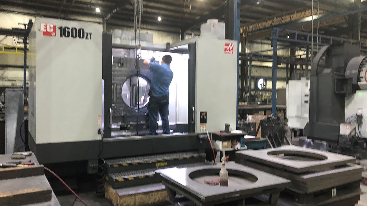 Machining BIG Parts for Caterpillar Construction Machinery & Equipment