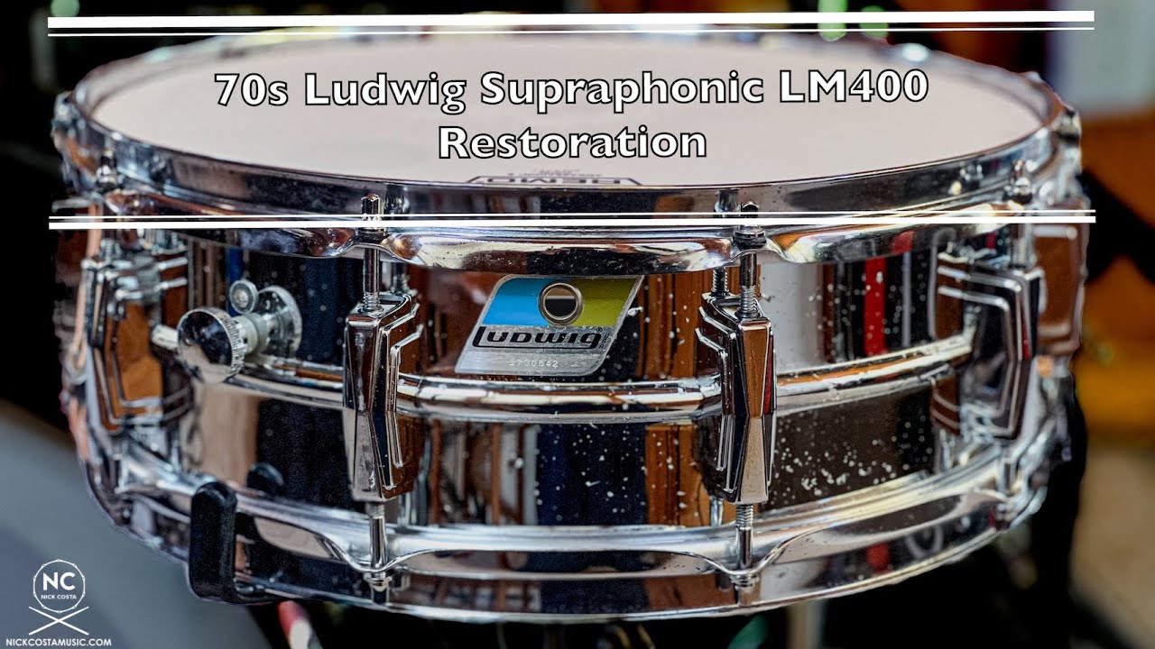 Late 70s Ludwig Supraphonic LM400 Restoration