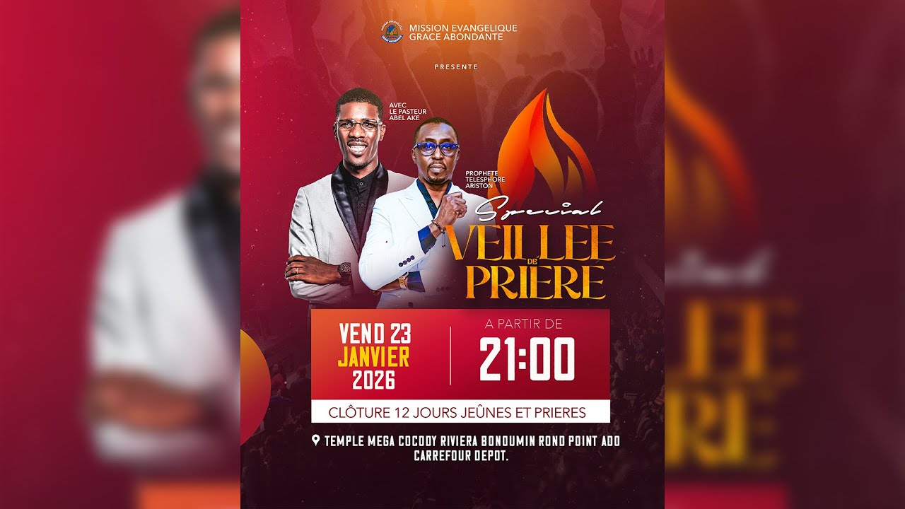 SPECIALE VEILLEE DE PRIERE