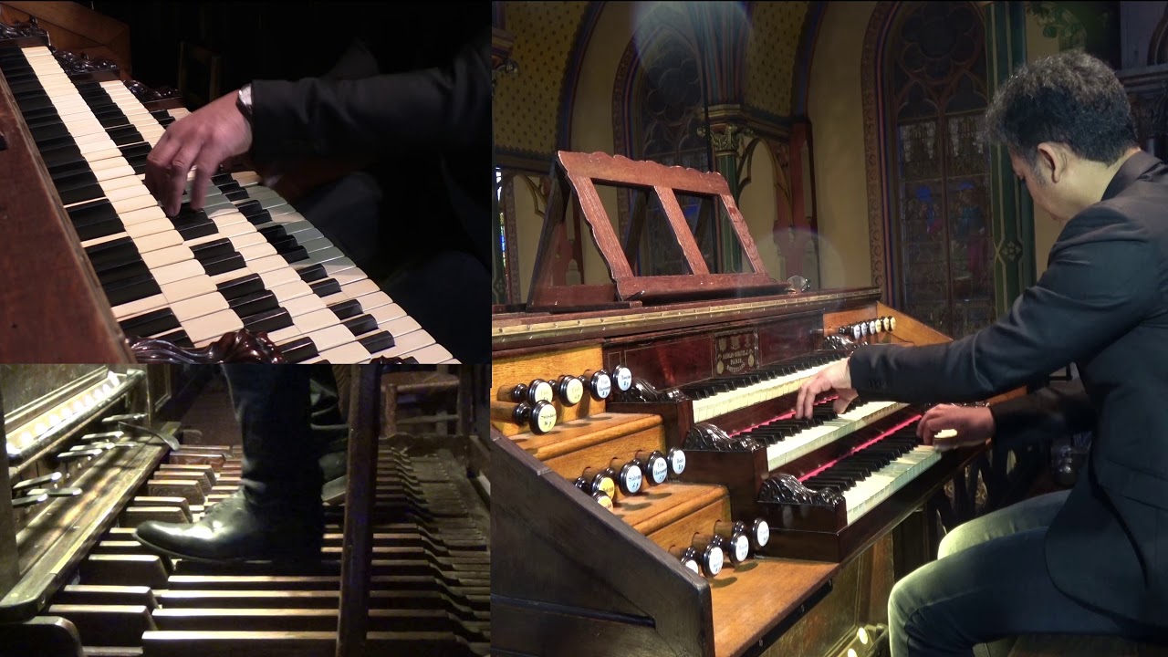 Touve R. Ratovondrahety 6 improvisations 4/6 - l'orgue Merklin de l'&eacute;glise Saint-Eug&egrave;ne, Paris IX
