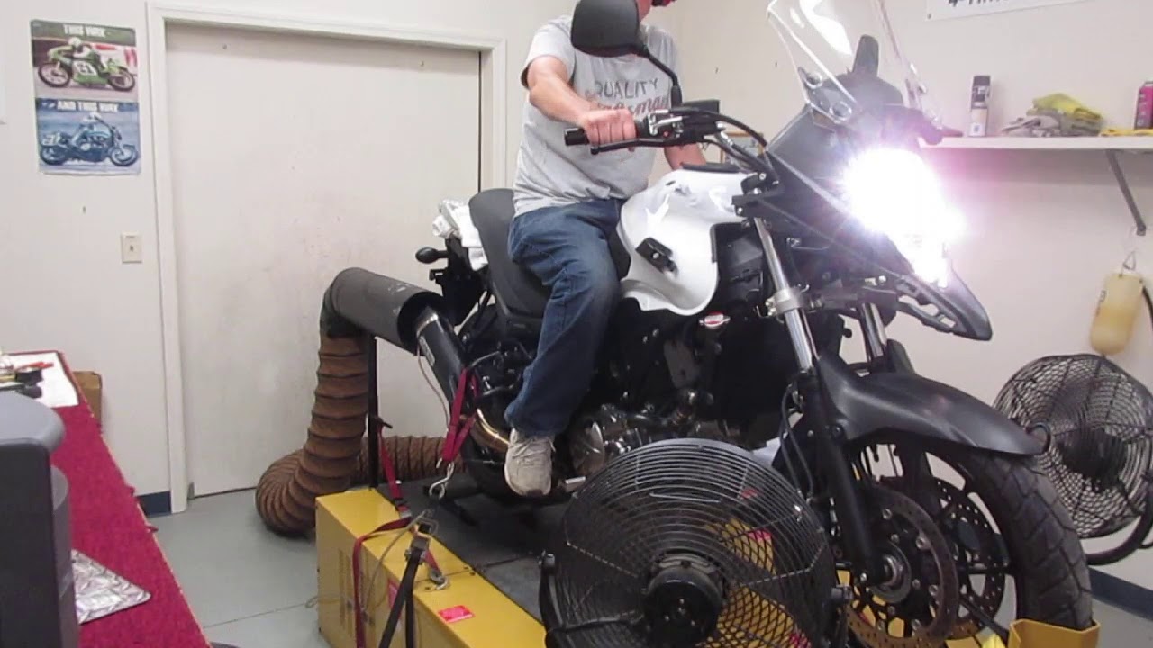 2017+ DL 650 Arrow Header Tune Dyno Runs Part 1  Dale Walker Holeshot