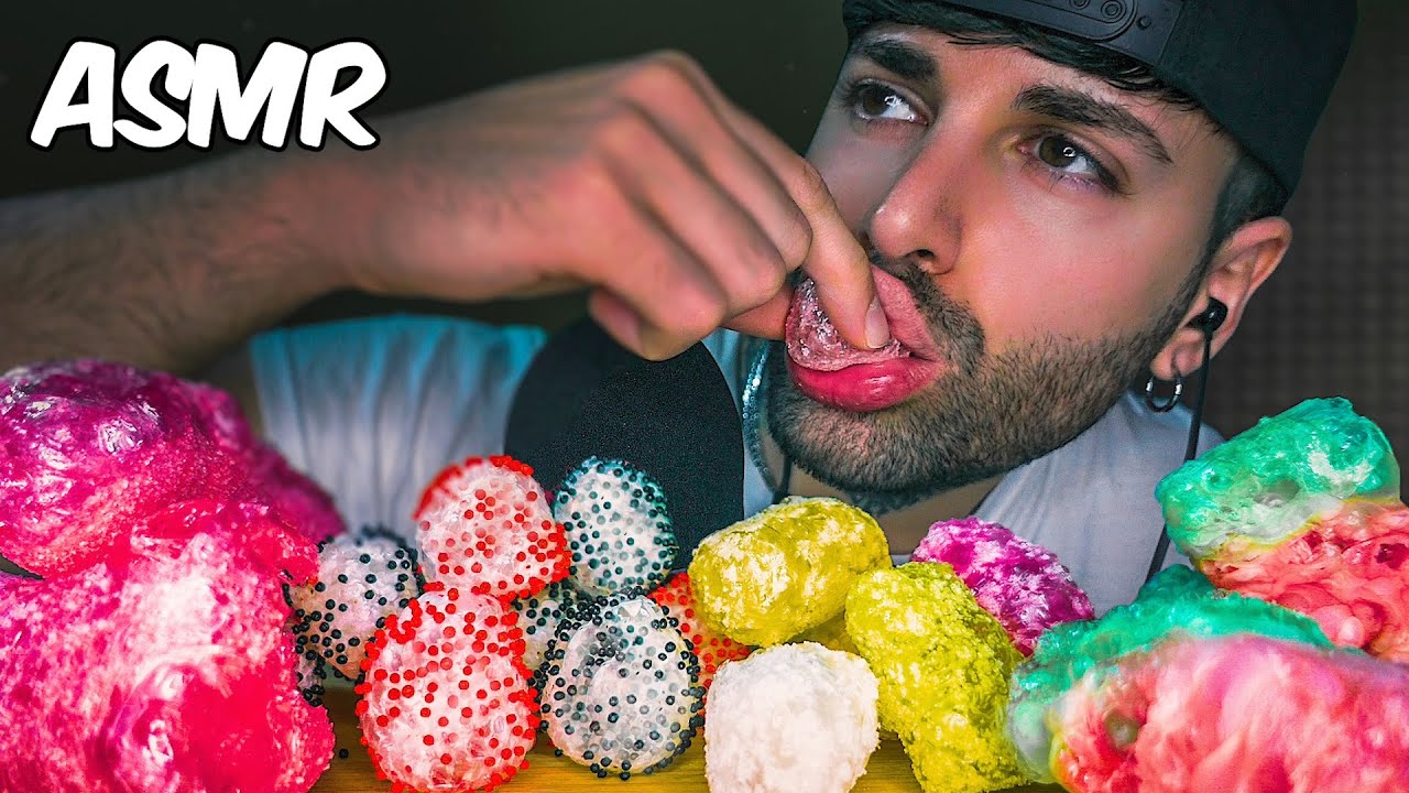 ASMR Mukbang CHUCHES LIOFILIZADAS *Sonido VIRAL* ASMR Español