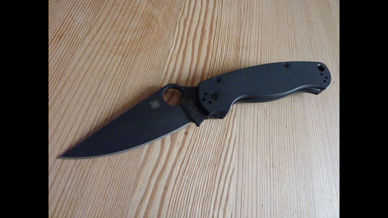 Обзор Spyderco Paramilitary 2 Black
