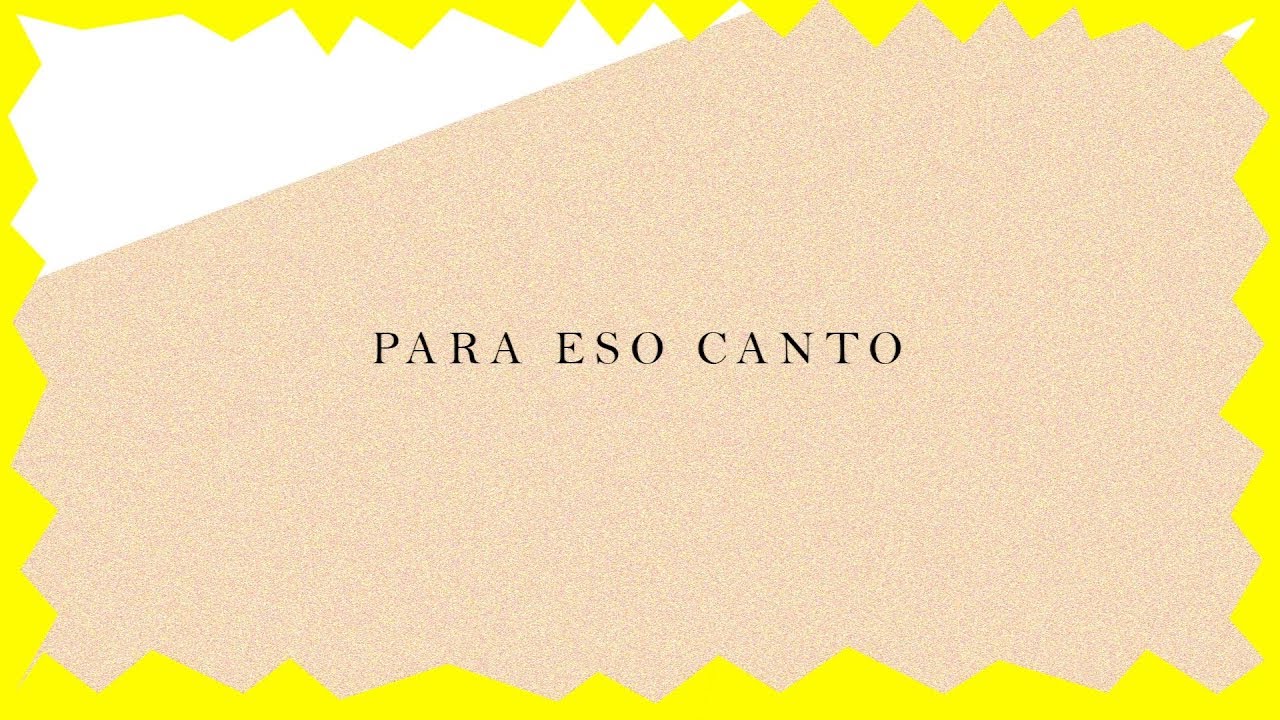 El Kanka - Para eso canto (Lyric Vídeo)