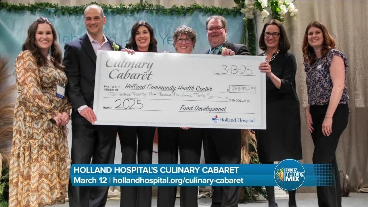 Culinary Cabaret returns to celebrate Holland food scene and health services