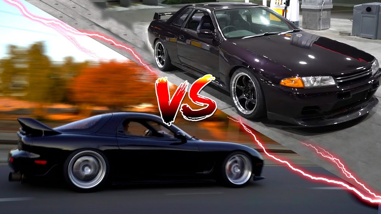 Racing My R32 GTR VS RX7 FD!!